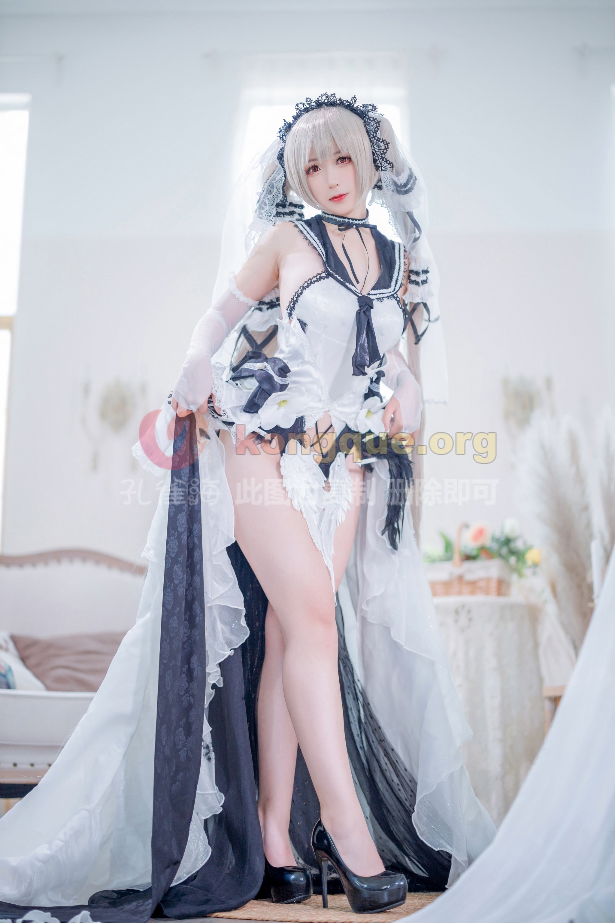图片[1]-樱落酱w – NO.037 碧蓝航线 可畏礼服[20P]-XikXak